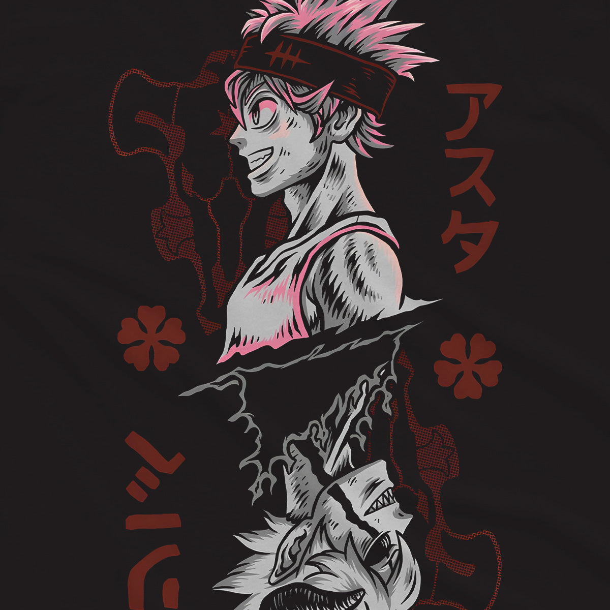 T-shirt Black Clover - Liebe and Asta