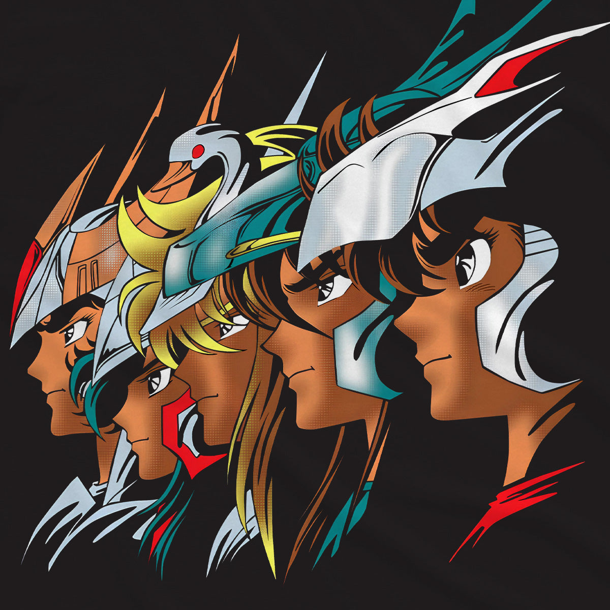 T-shirt Cavalieri dello Zodiaco - Face All
