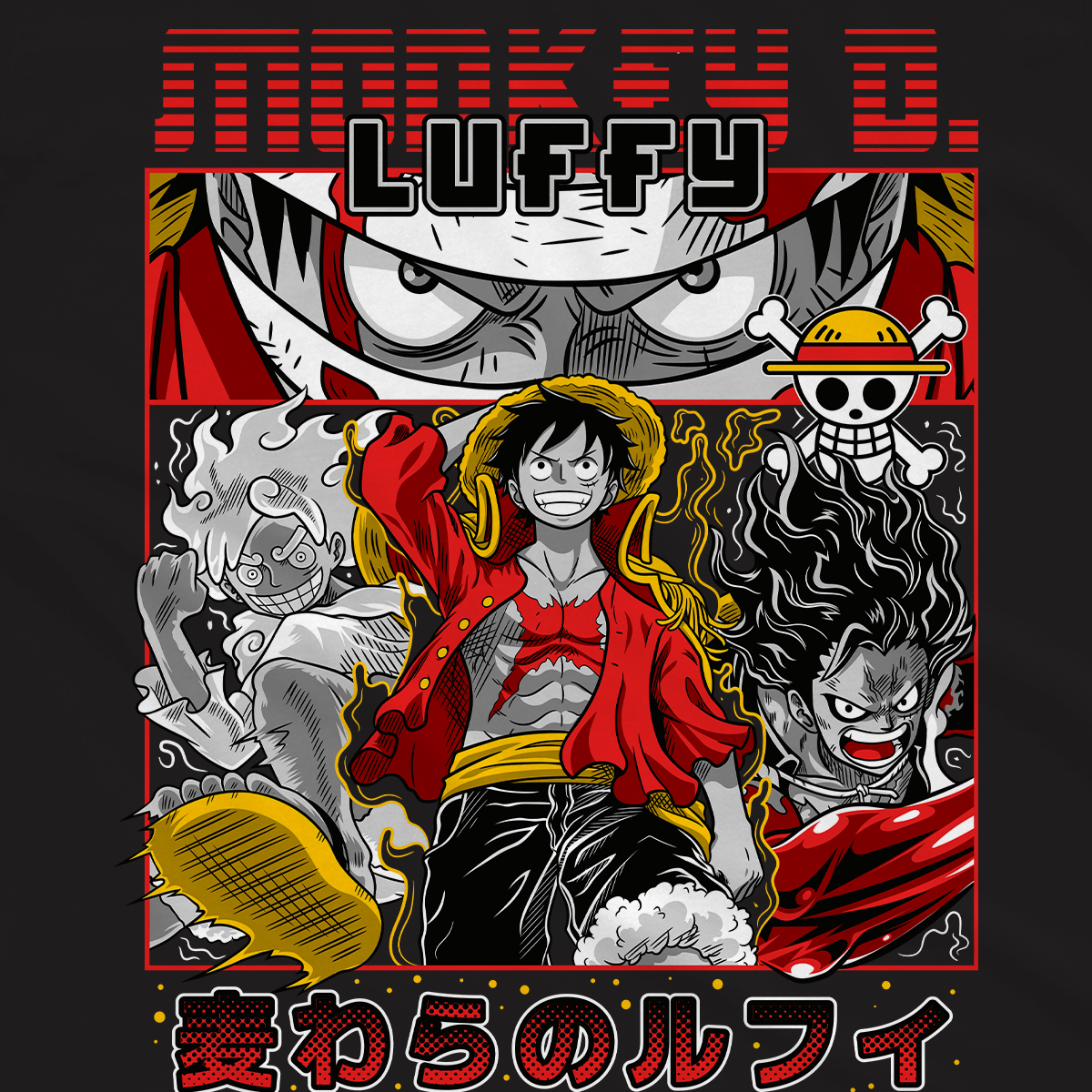 T-shirt One Piece - Luffy