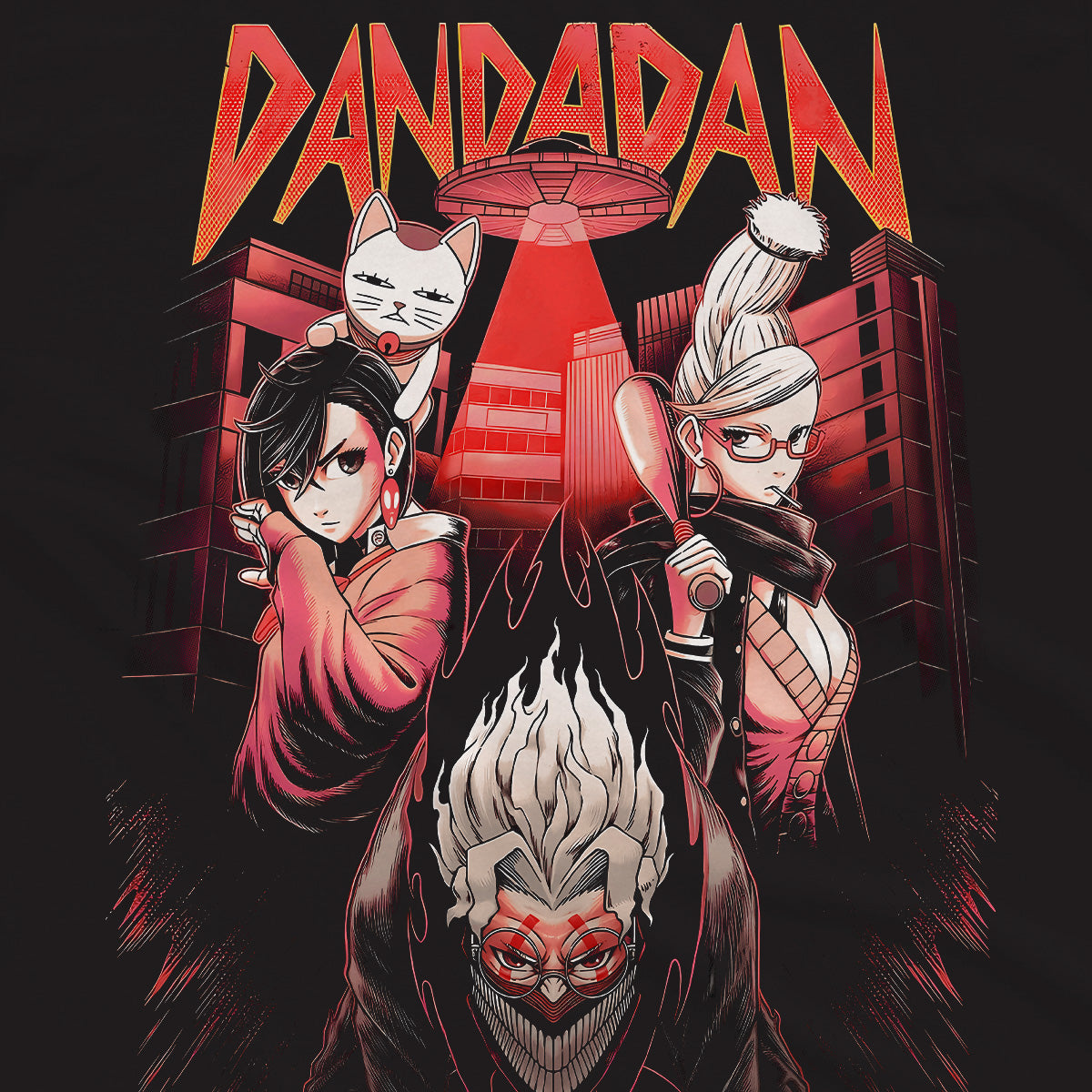 T-shirt DanDaDan - Ken Momo Seiko
