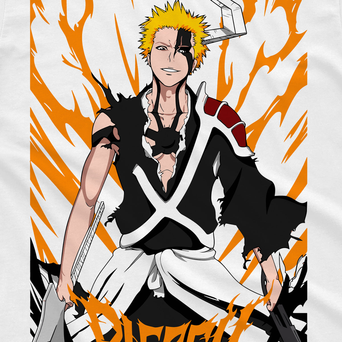T-shirt Bleach - Ichigo Orange