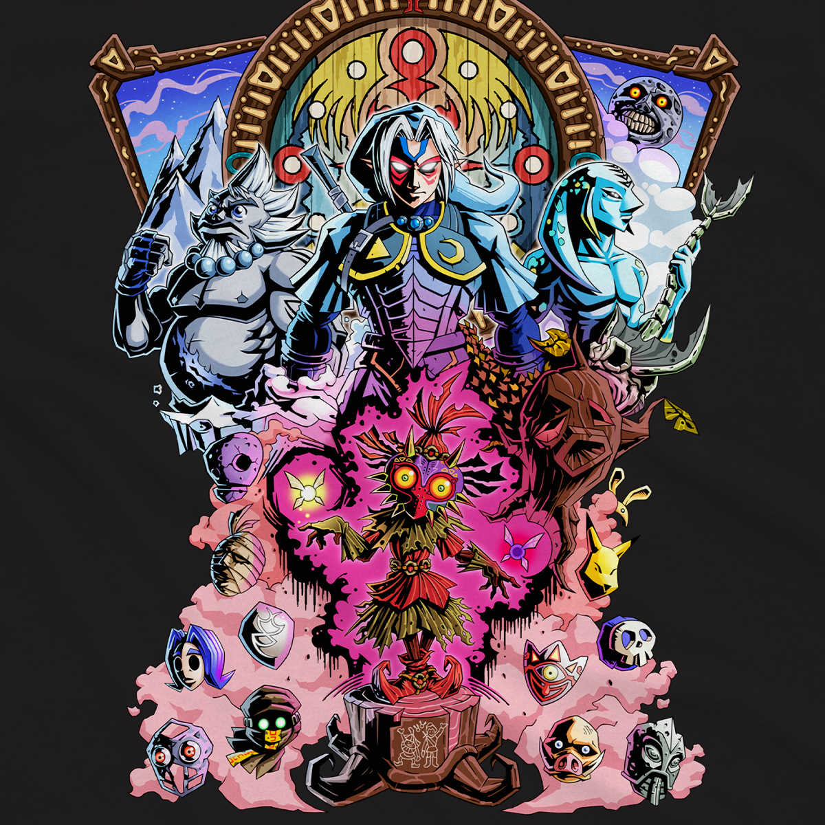 T-shirt Zelda - Majora's Mask