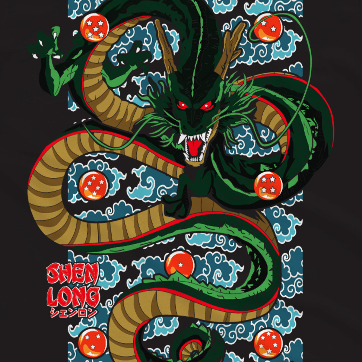 T-shirt Dragon Ball - Sfere Drago Shenron