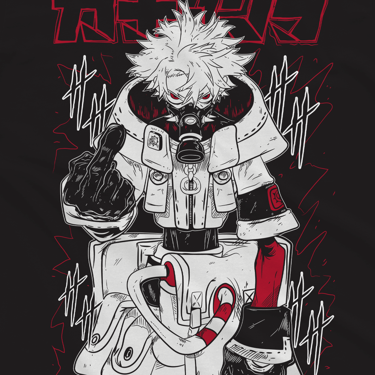 T-shirt Gachiakuta - Rudo Fuck You