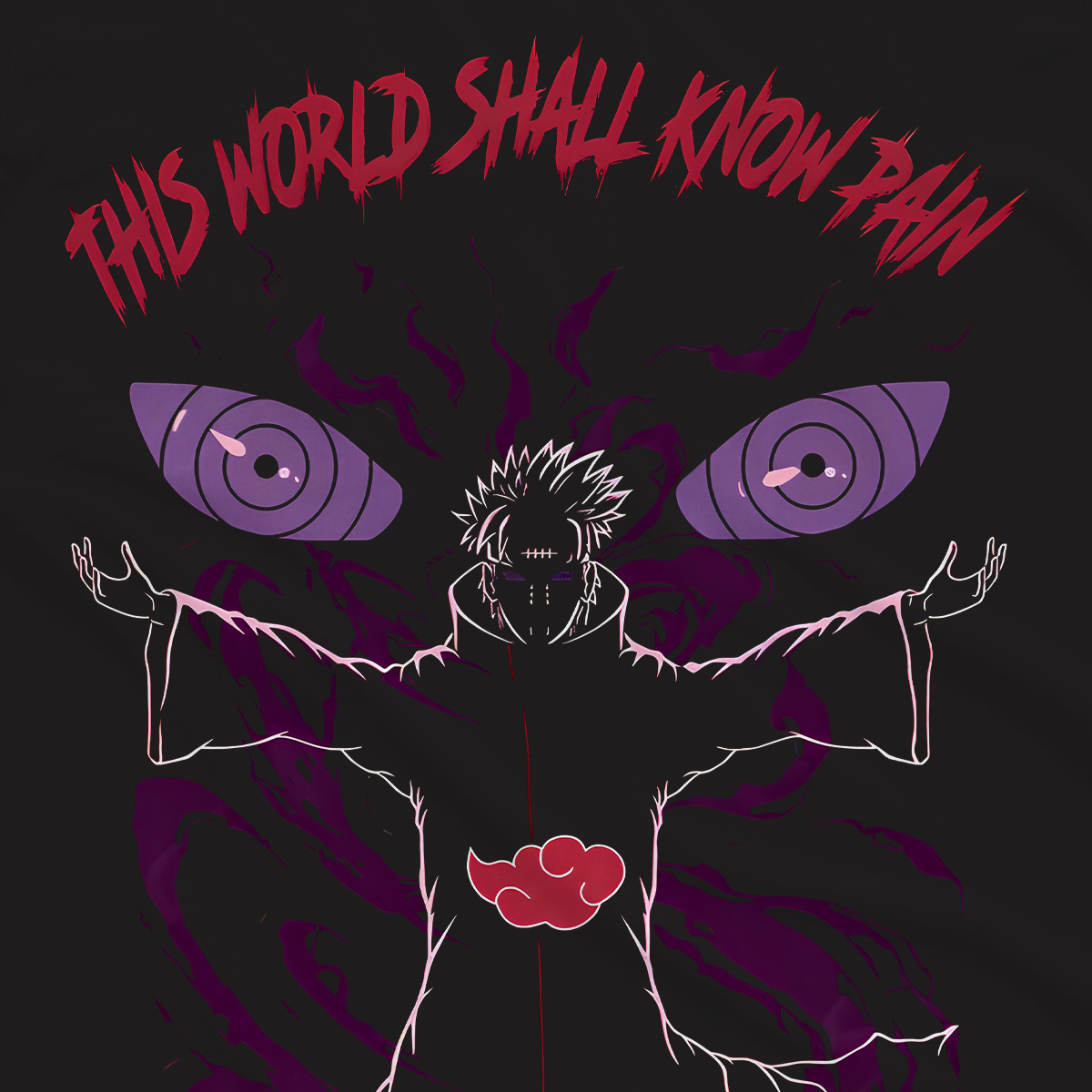 T-shirt Naruto - Chibaku Tensei