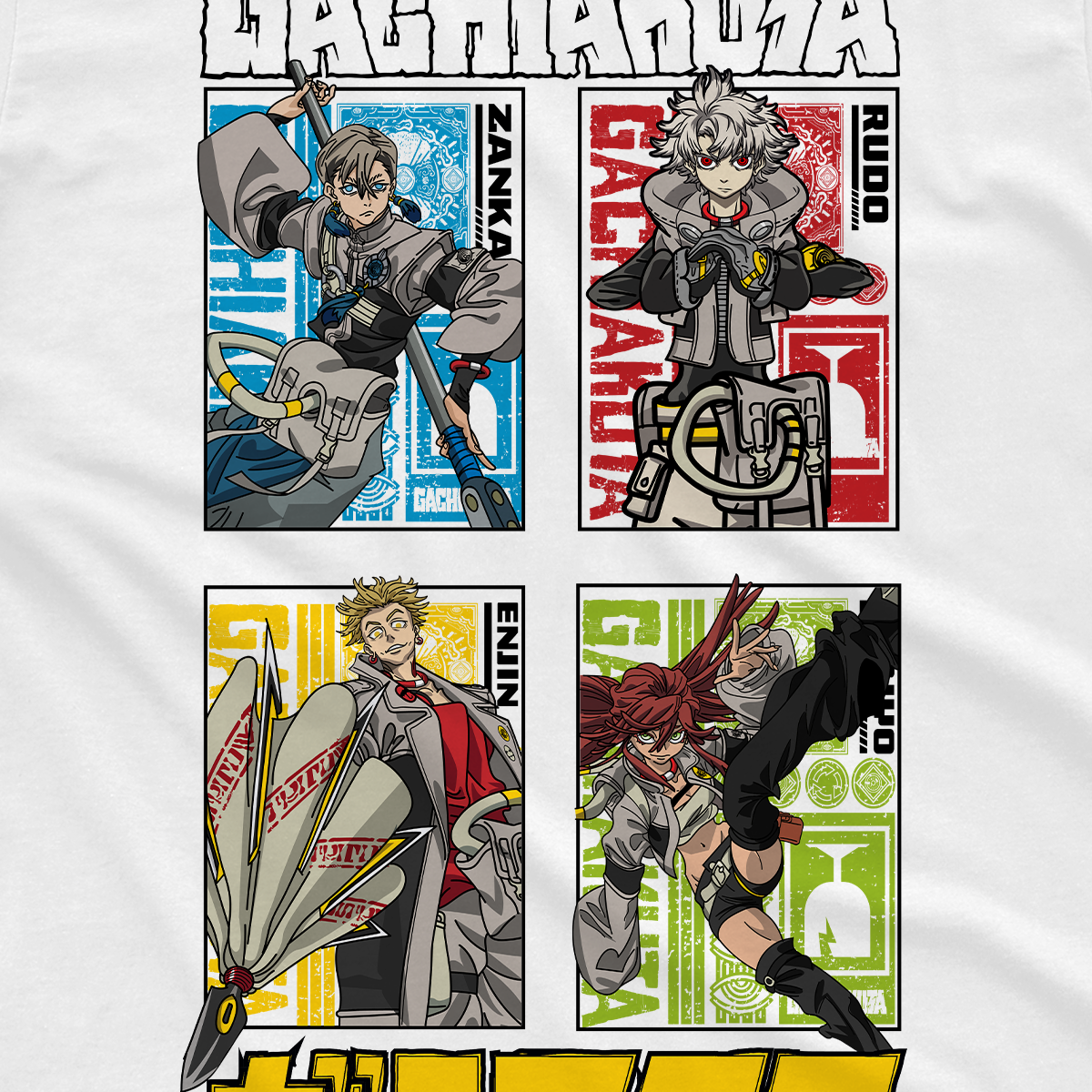 T-shirt Gachakuta - Zanka Rudo Enjin Riyo