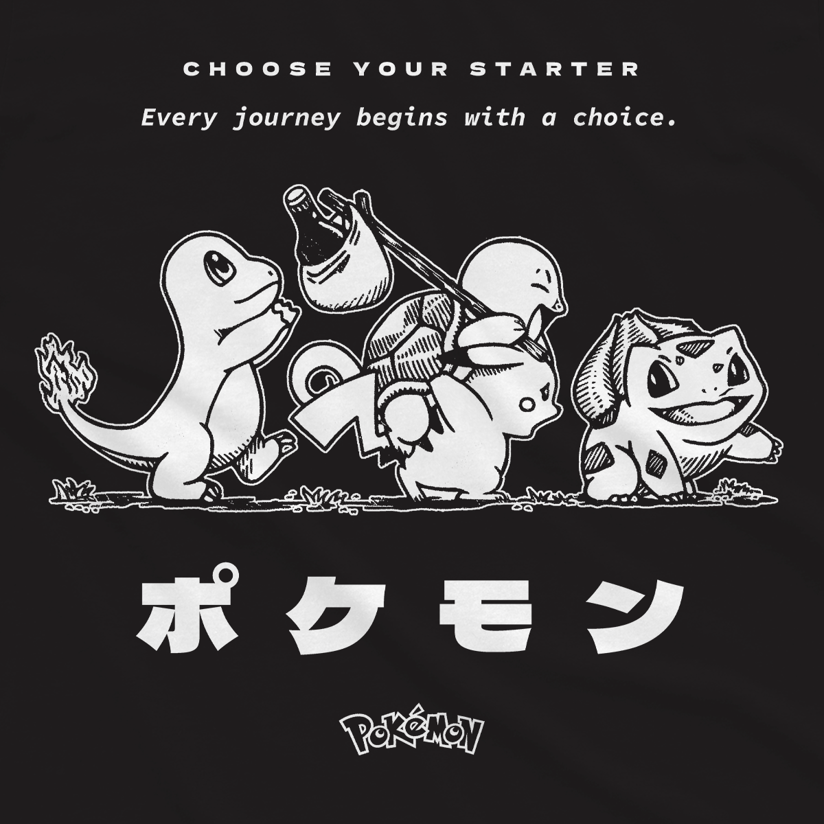 T-shirt Pokemon - STARTER