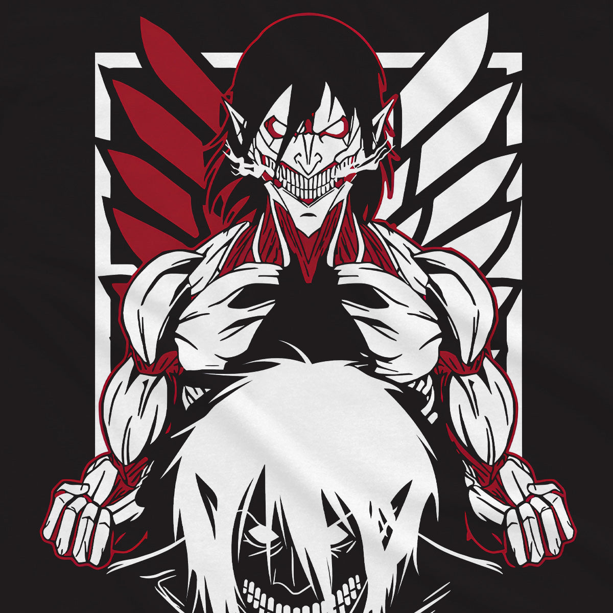 T-shirt Attack on Titan - Eren Titan