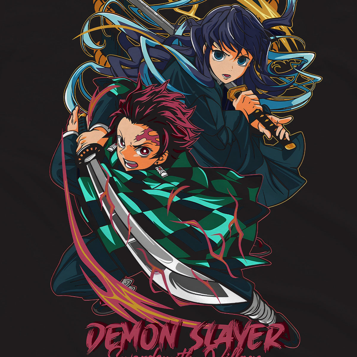 T-shirt Demon Slayer - Tanjiro Swordsmith Village