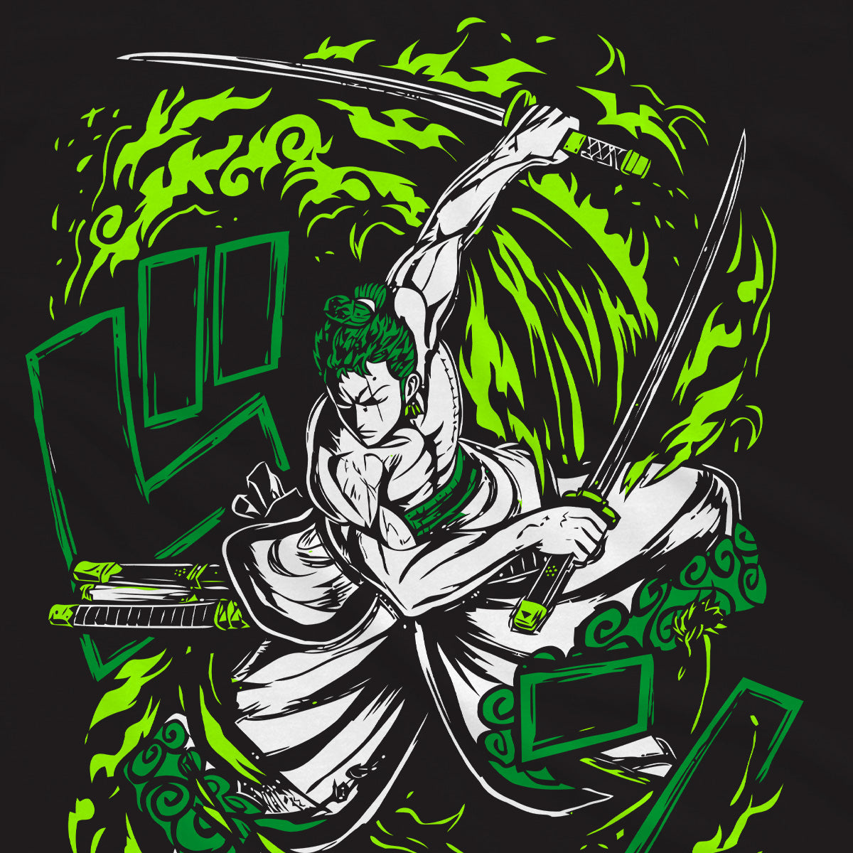 T-shirt One Piece - Geen Zoro