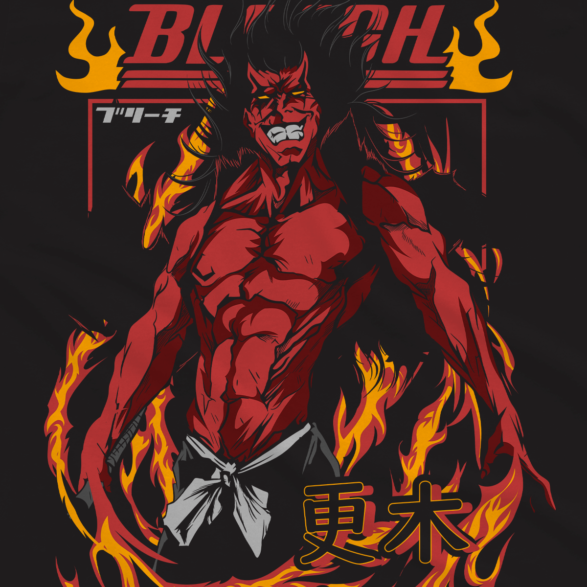 T-shirt Bleach -  Zaraki Bankai