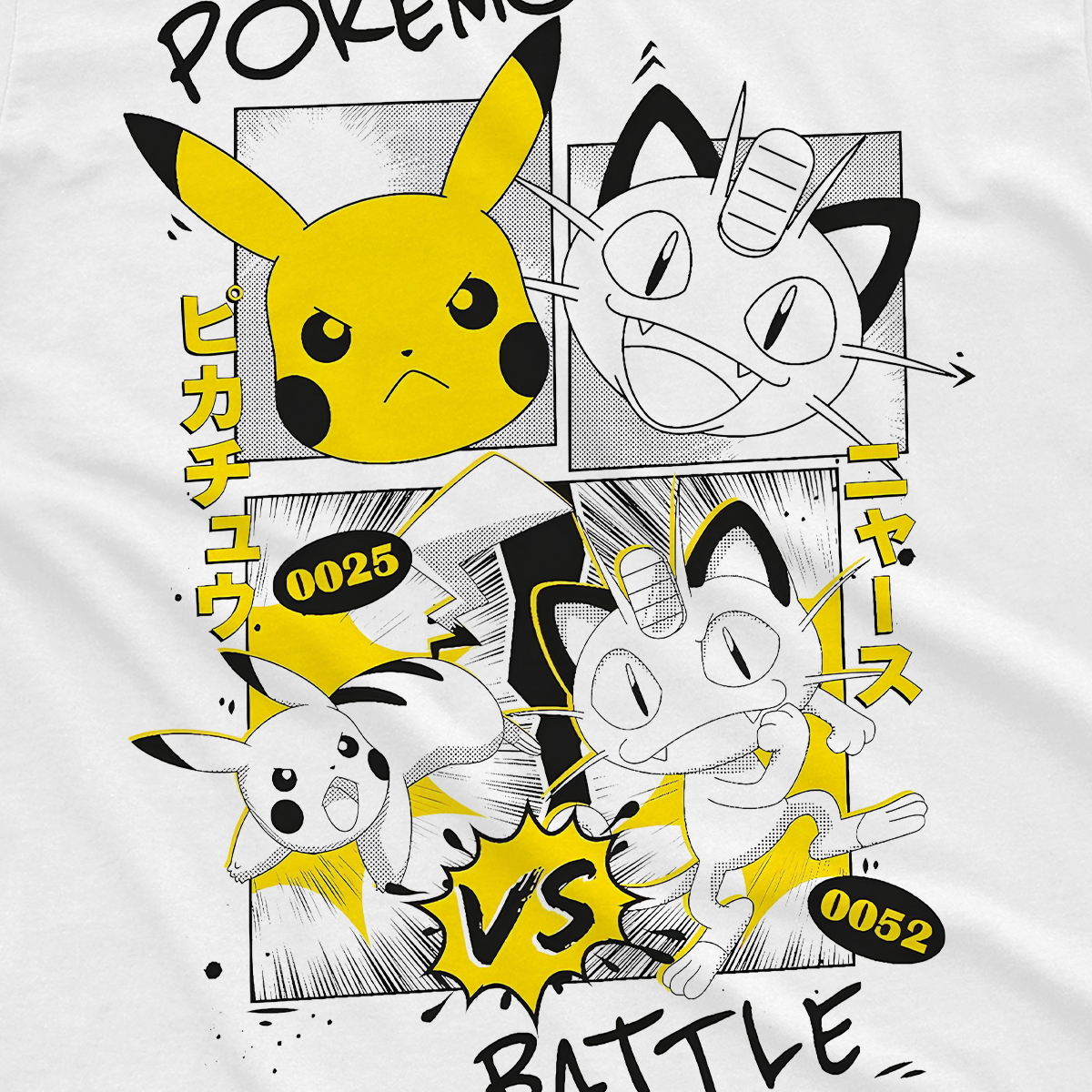 T-shirt Pokemon - Battle
