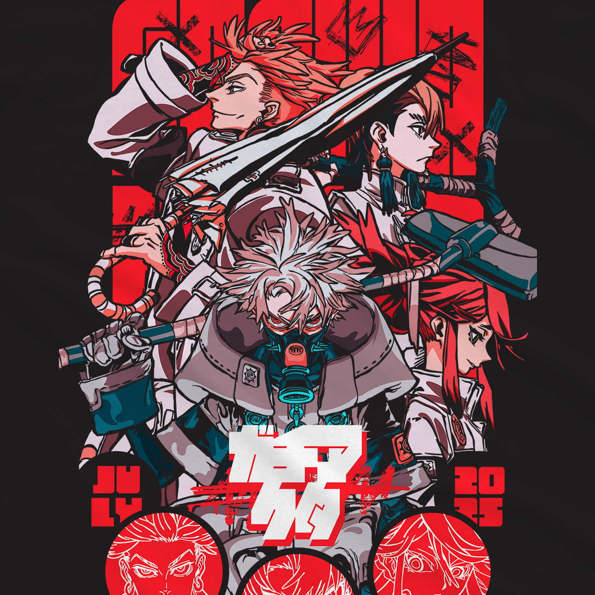 T-shirt Gachakuta - Akuta