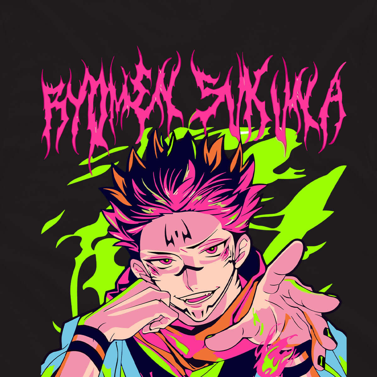 T-shirt Jujutsu Kaisen - Sukuna