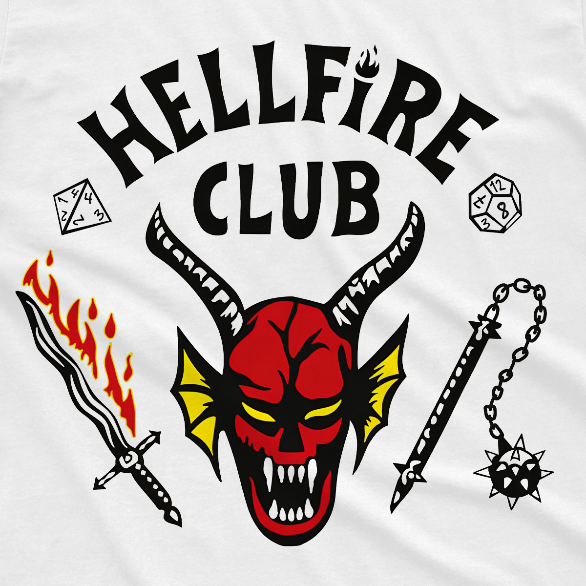 T-shirt Stranger Things - Hellfire Club Original