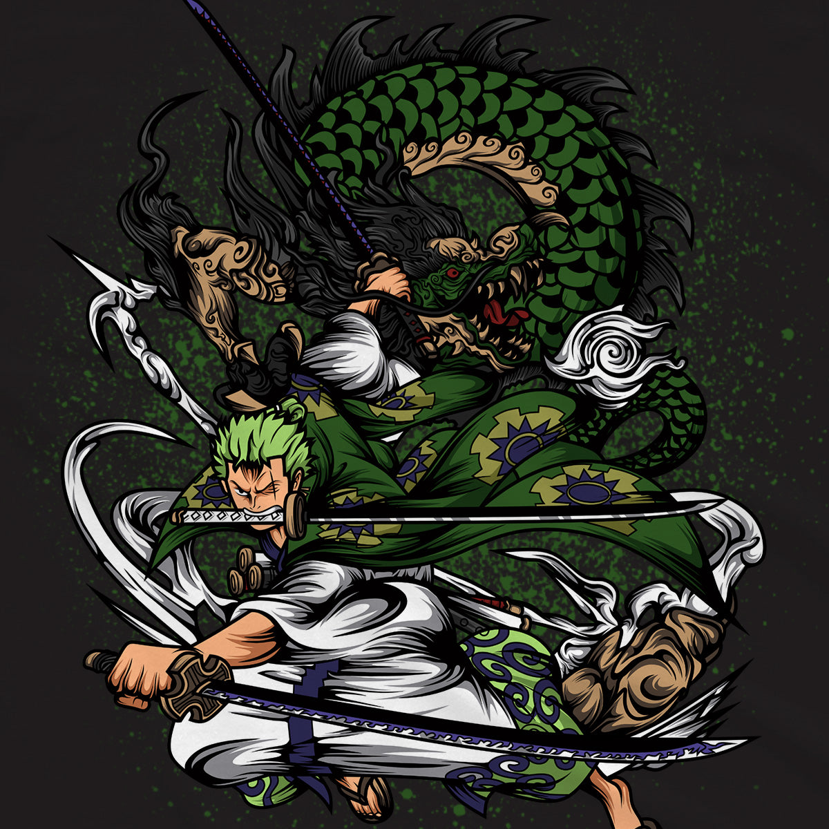 T-shirt One Piece - Zoro