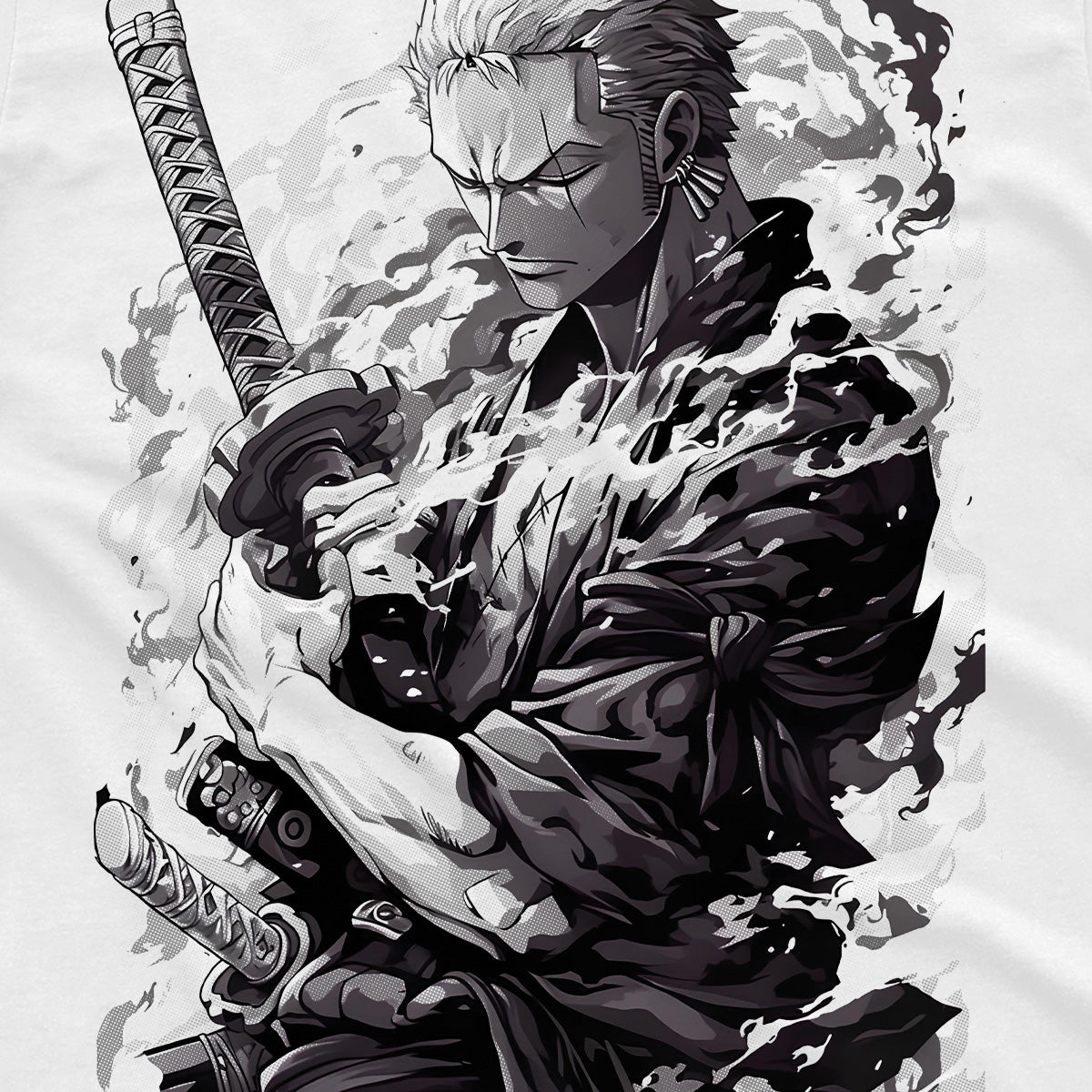 T-shirt One Piece - Zoro Roronoa White