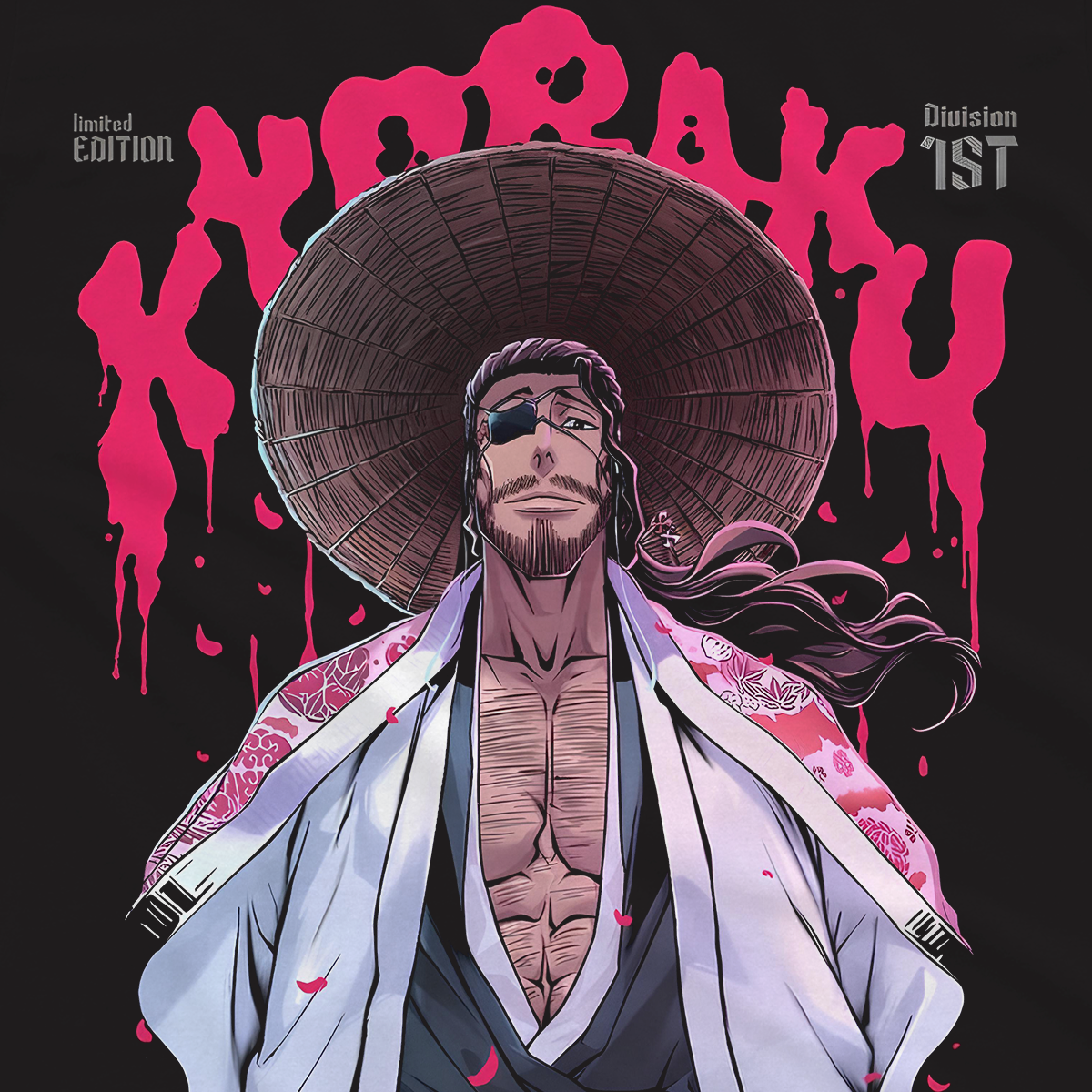 T-shirt Bleach - Shunsui Kyoraku