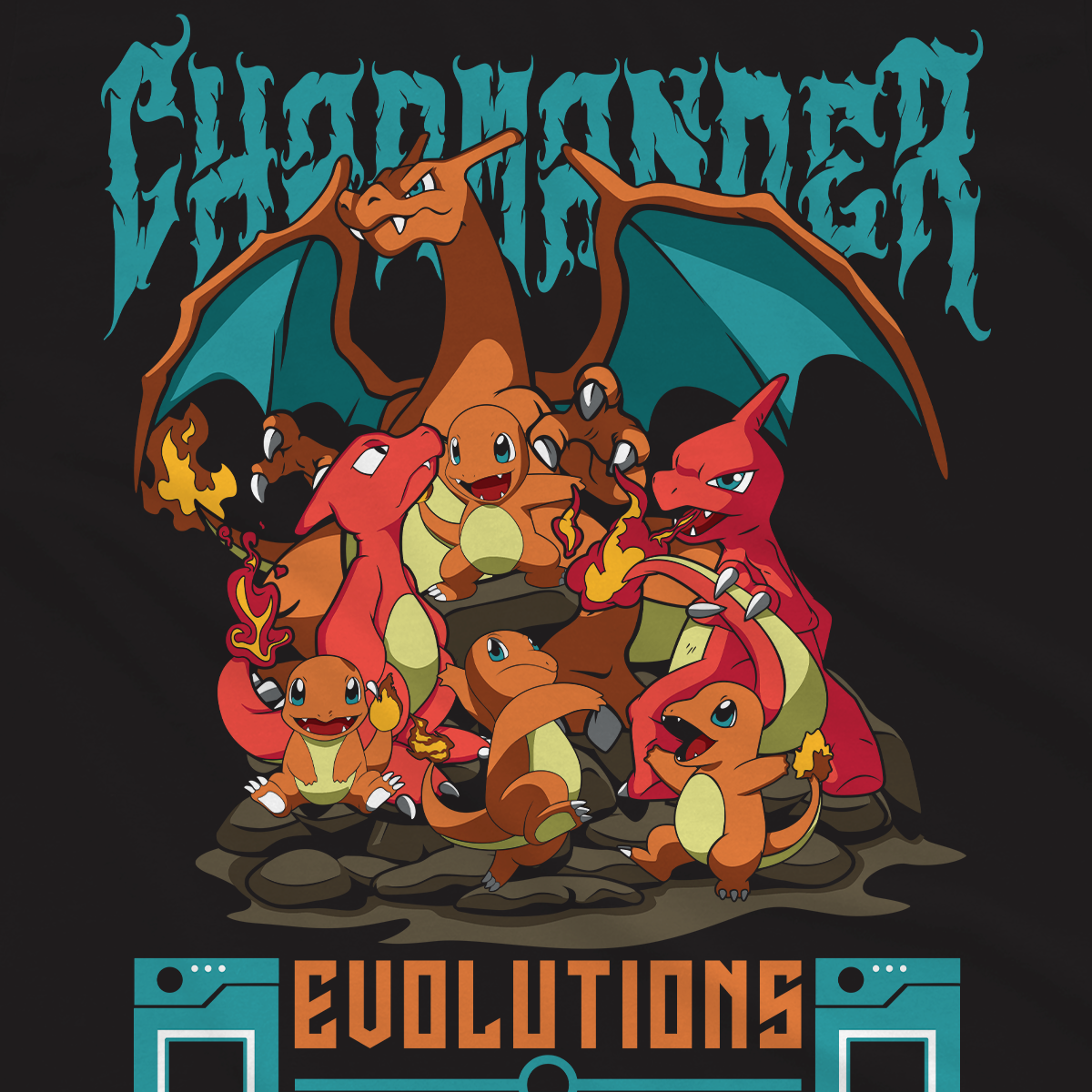 T-shirt Pokemon - Charmander