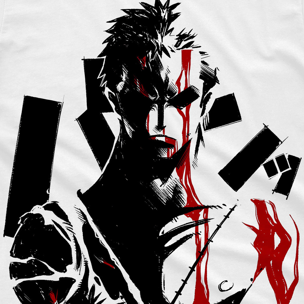 T-shirt One Piece - Zoro Blood