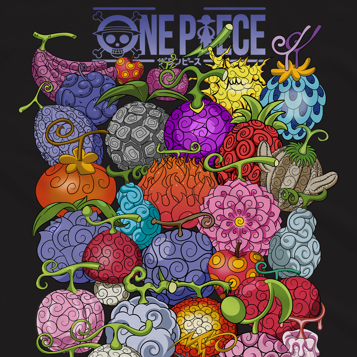 T-shirt One Piece - Devil Fruits