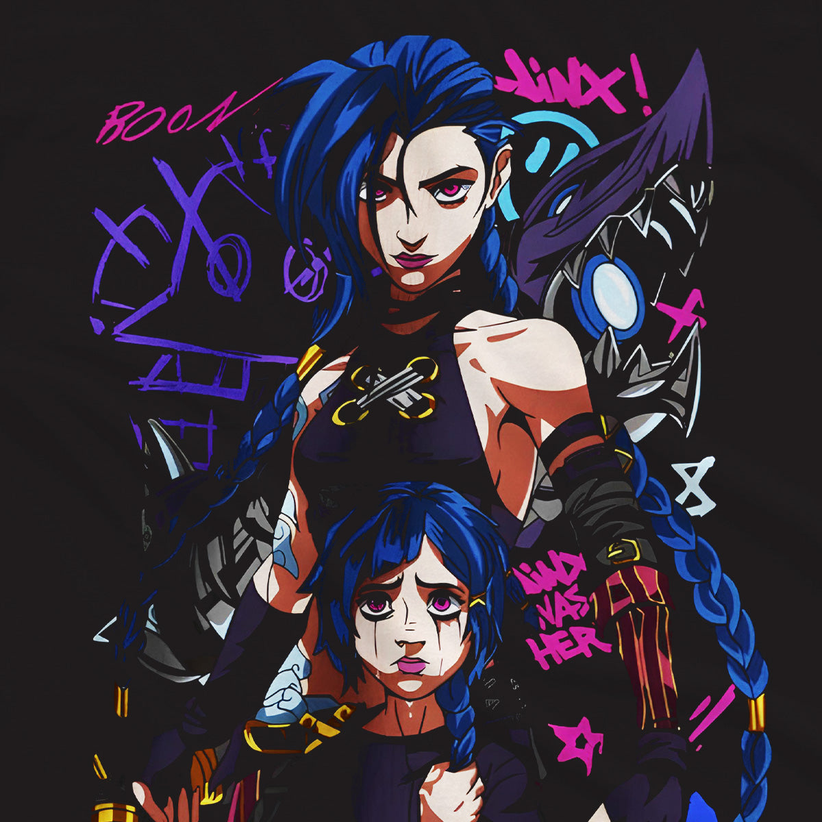 T-shirt Arcane Jinx - Jinx was Here