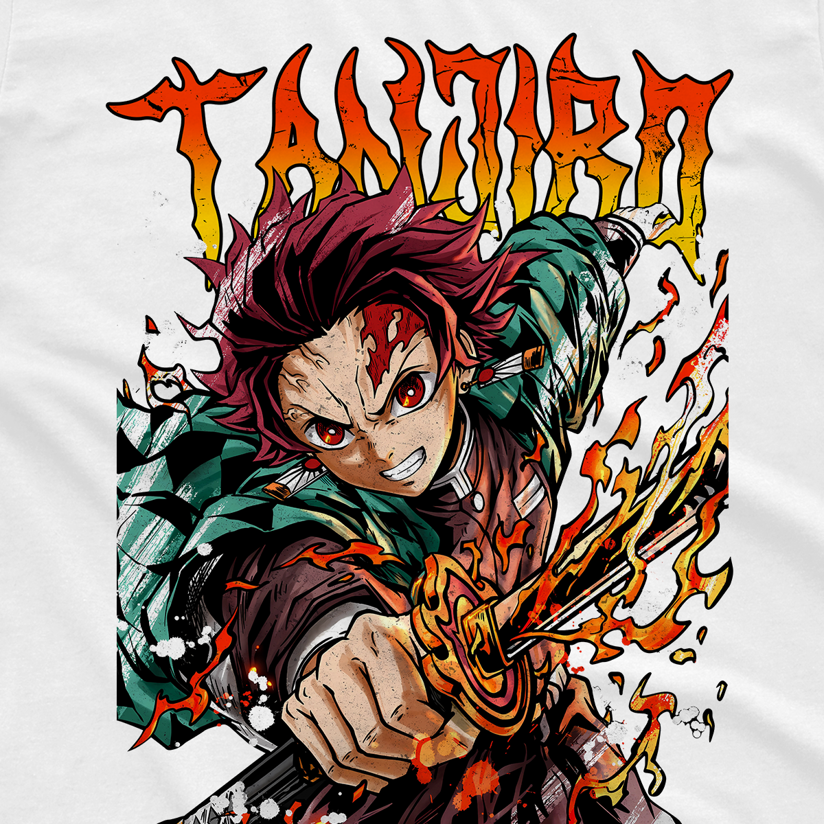 T-shirt Demon Slayer - Tanjiro Art