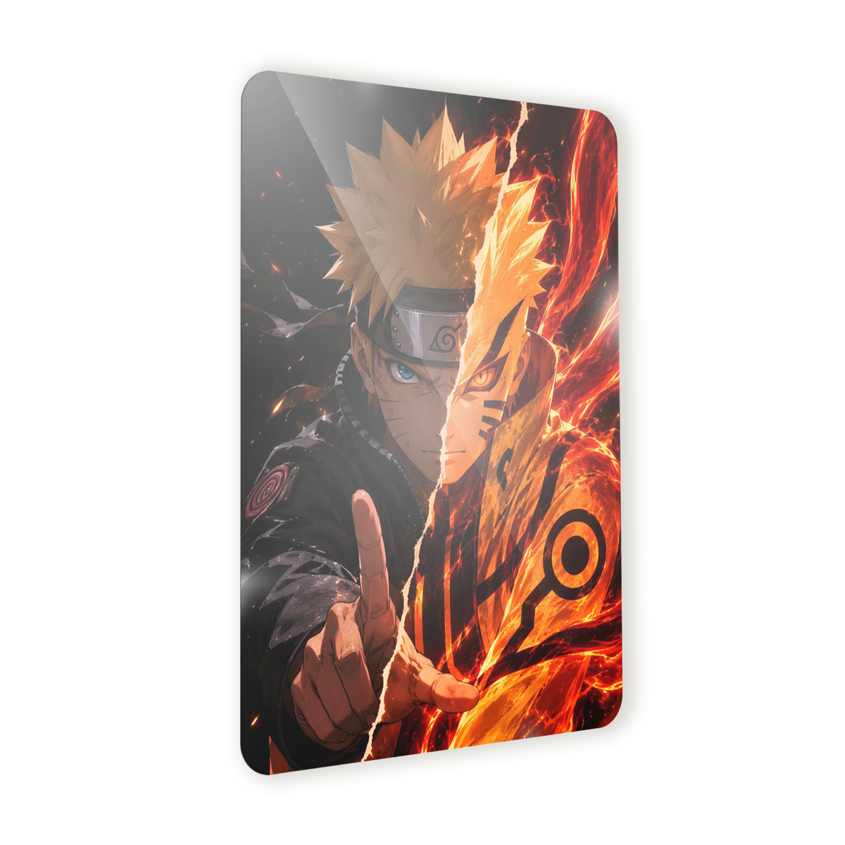 Poster in Alluminio Naruto - Naruto Dual Face