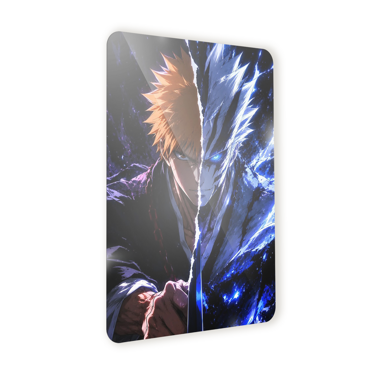 Poster in Alluminio Bleach - Ichigo Dual Face