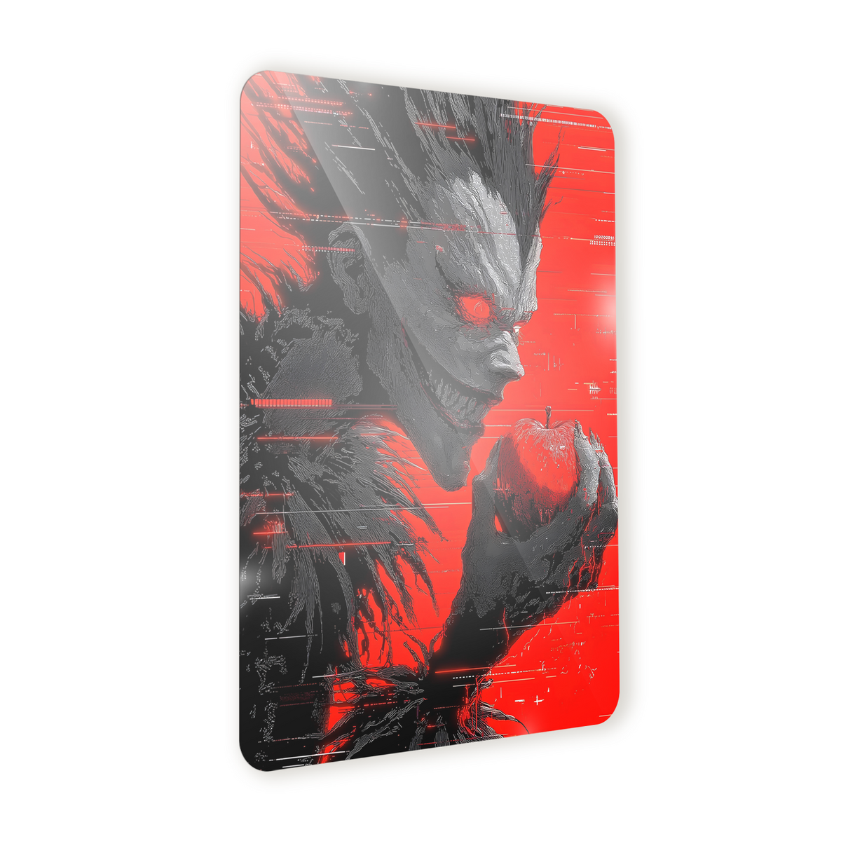 Poster in Alluminio Death Note - Ryuk Red