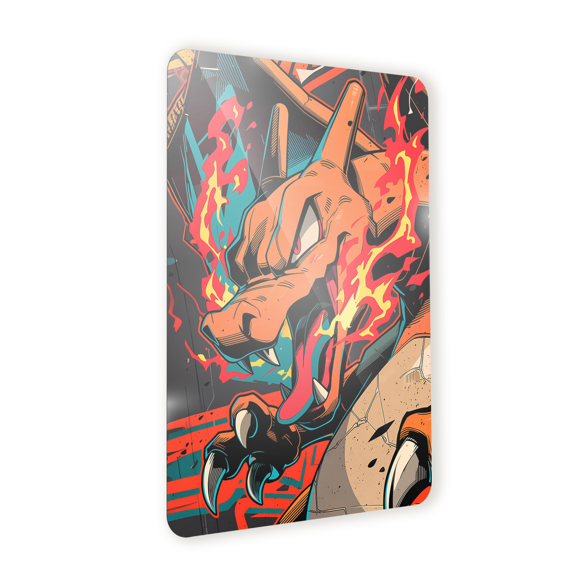 Poster in Alluminio Pokemon - Charizard Pop