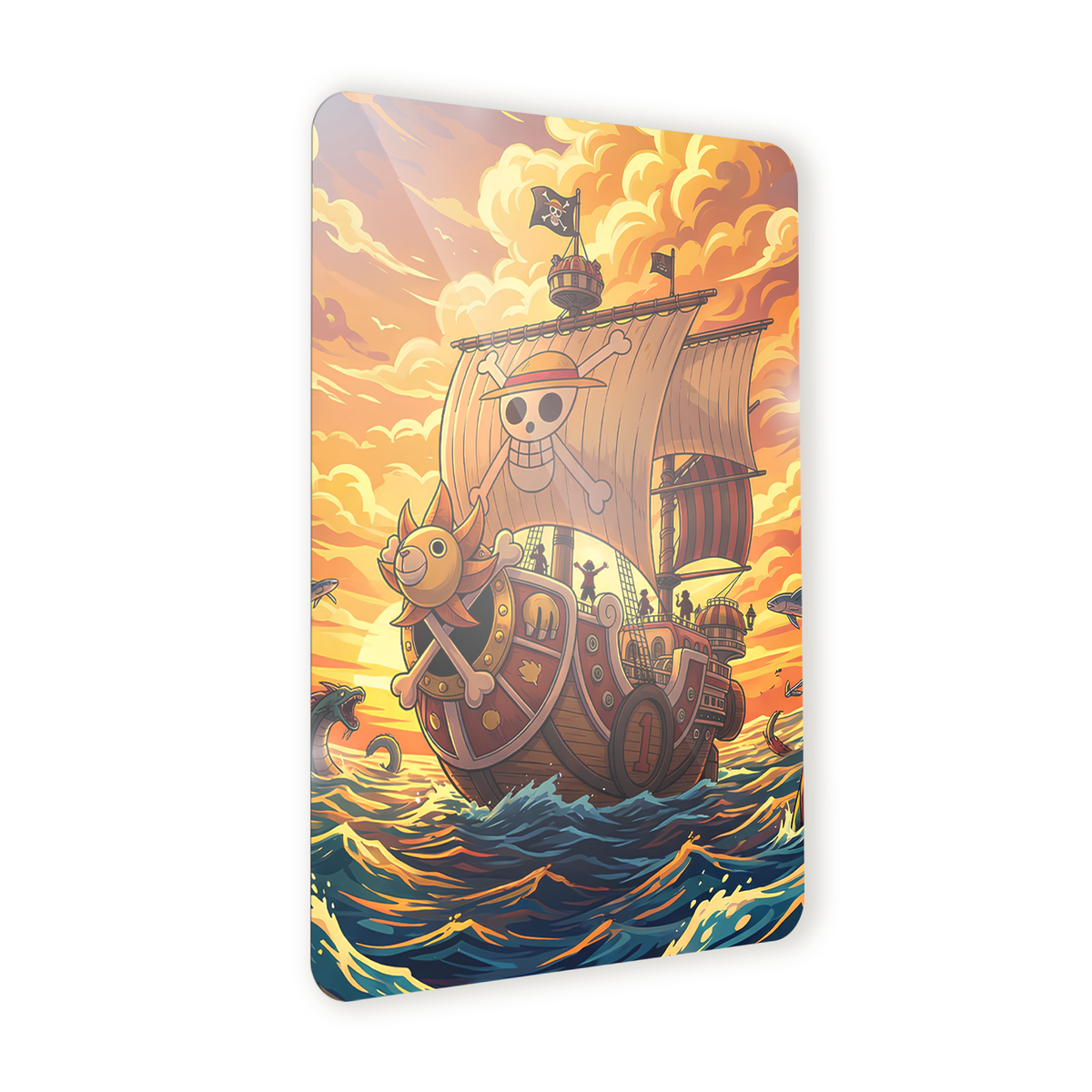 Poster in Alluminio One Piece - Thousand Sunny