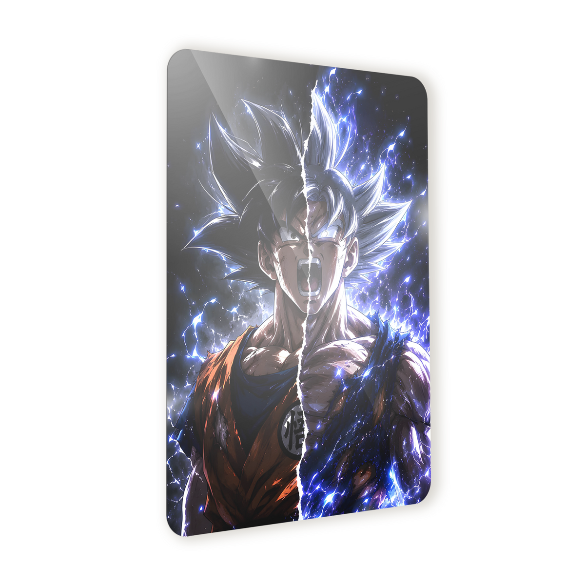 Poster in Alluminio Dragon Ball - Goku Dual Face