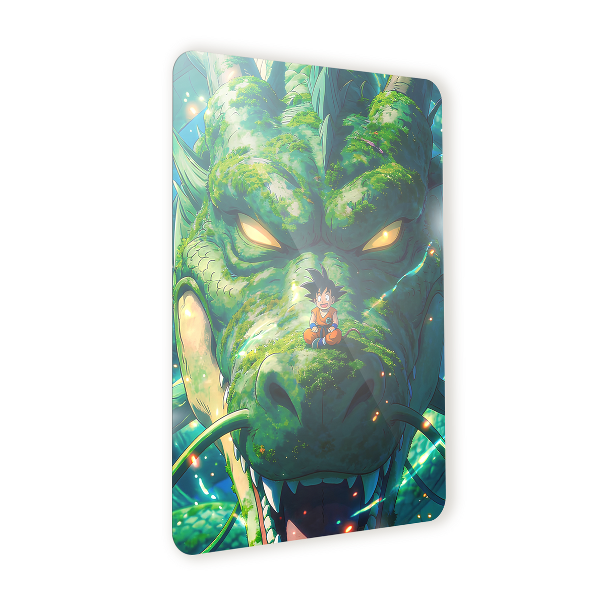 Poster in Alluminio Dragon Ball - Goku & Shenron