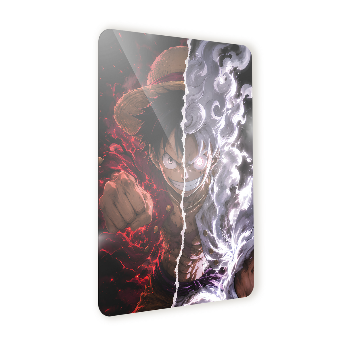 Poster in Alluminio One Piece - Luffy dual Face
