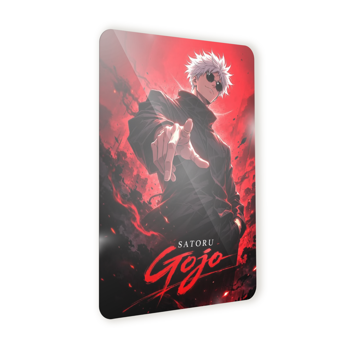 Poster in Alluminio Jujutsu Kaisen - Gojo Red