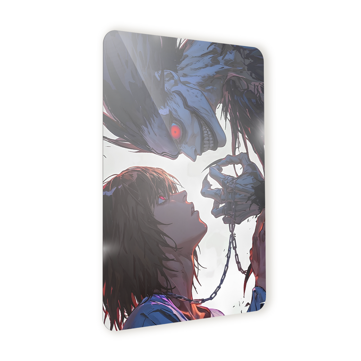 Poster in Alluminio Death Note - Ryuk & Elle