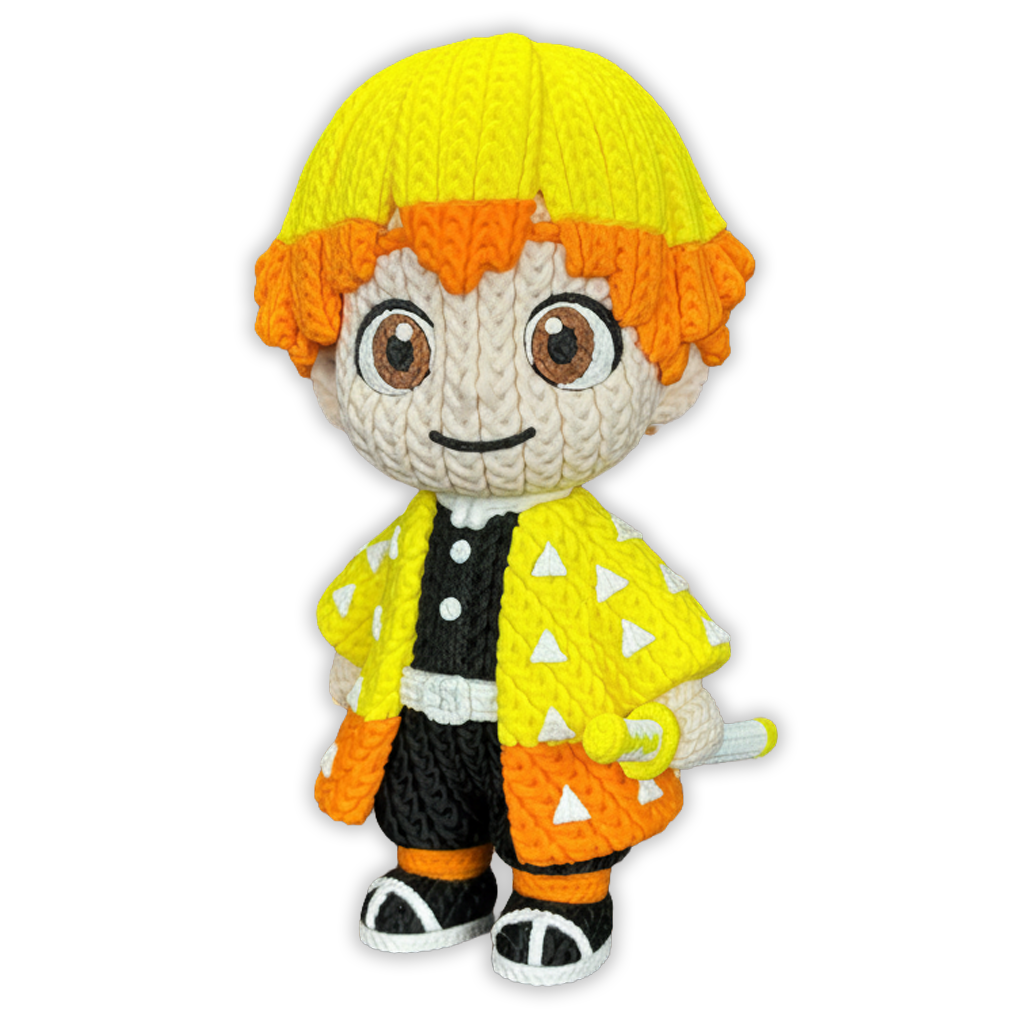 Demon Slayer - Zenitsu - Amigurumi 3D