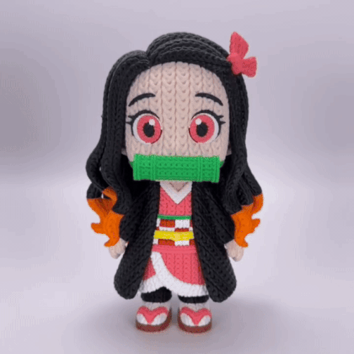 Demon Slayer - Nezuko - Amigurumi 3D