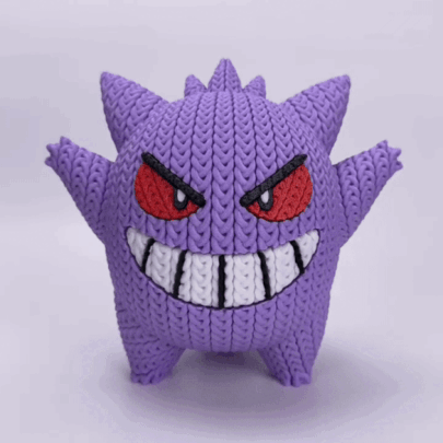 Pokemon - Gengar - Amigurumi 3D