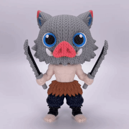 Demon Slayer - Inosuke - Amigurumi 3D