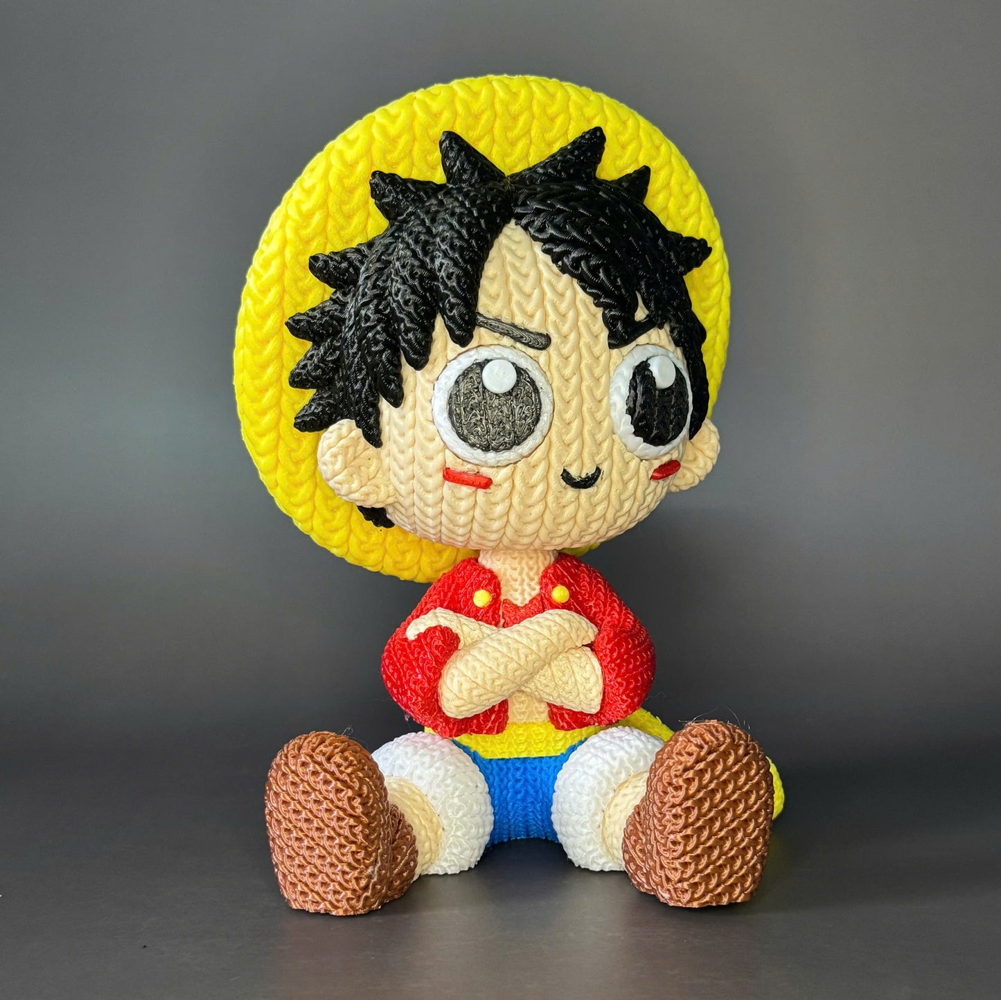 One Piece - Luffy - Amigurumi 3D