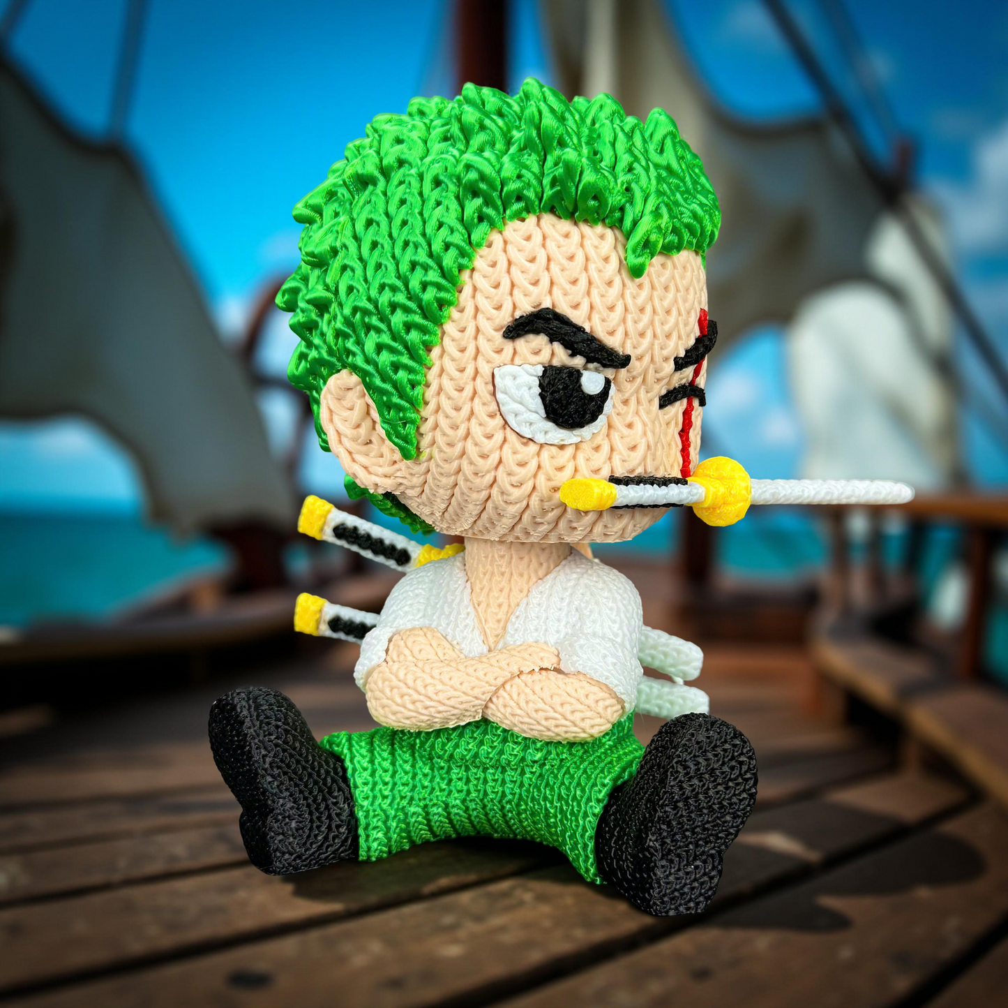 One Piece - Zoro - Amigurumi 3D