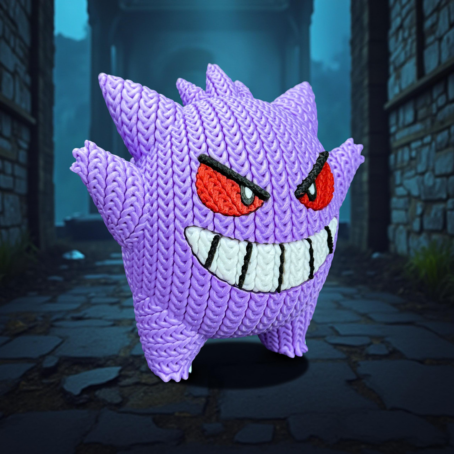 Pokemon - Gengar - Amigurumi 3D